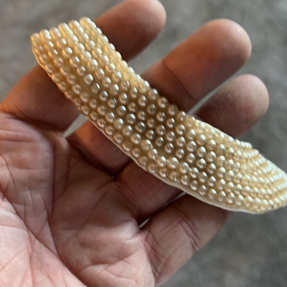 Vintage Hand Made Satin Beaded
Clutch Coin Purse Bag with zipper and collar - Picture 7 of 7